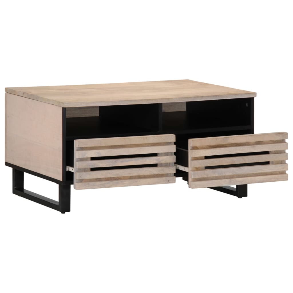Coffee Table 80x55x40 cm Solid Wood Mango